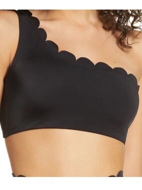 CHELSEA28 Scallop One-Shoulder Bikini Top size m